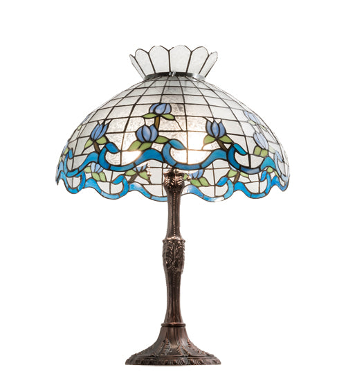 Meyda 26" High Roseborder Table Lamp - 232793