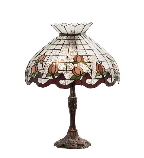 Meyda 26" High Roseborder Table Lamp - 232794