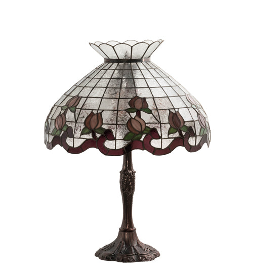 Meyda 26" High Roseborder Table Lamp - 232794