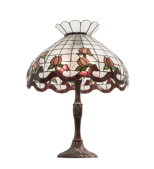 Meyda 26" High Roseborder Table Lamp - 232794