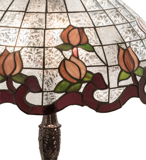 Meyda 26" High Roseborder Table Lamp - 232794