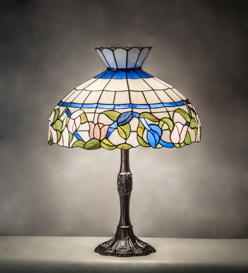 Meyda 26" High Rose Vine Table Lamp- 232796