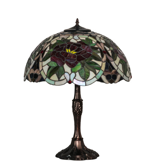 Meyda 26" High Renaissance Rose Table Lamp- 232798