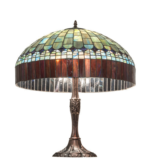 Meyda 26" High Tiffany Candice Table Lamp- 232801