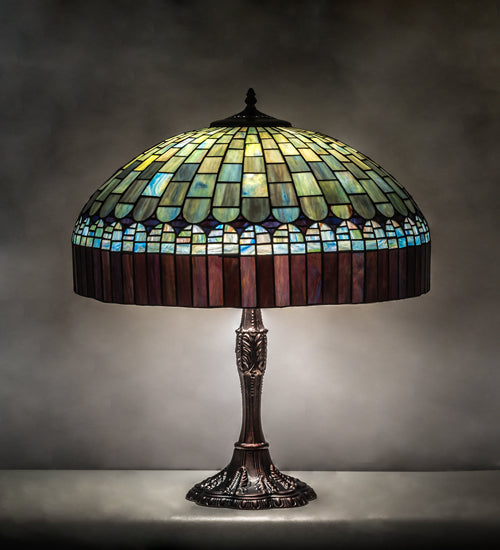 Meyda 26" High Tiffany Candice Table Lamp- 232801