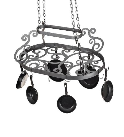 Meyda 38" Long Neo Pot Rack '233634