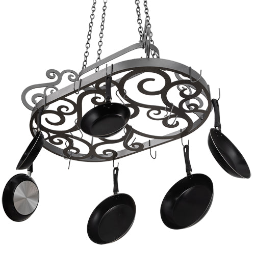 Meyda 38" Long Neo Pot Rack '233634