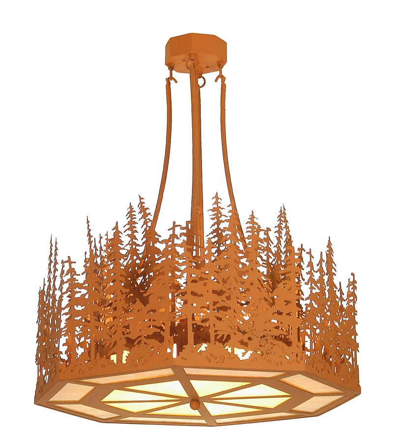 Meyda 30"W Pine Lake Inverted Pendant 23734