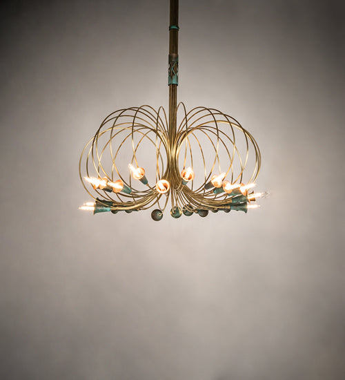 Meyda 42" Wide Coyle Logan Chandelier 238636