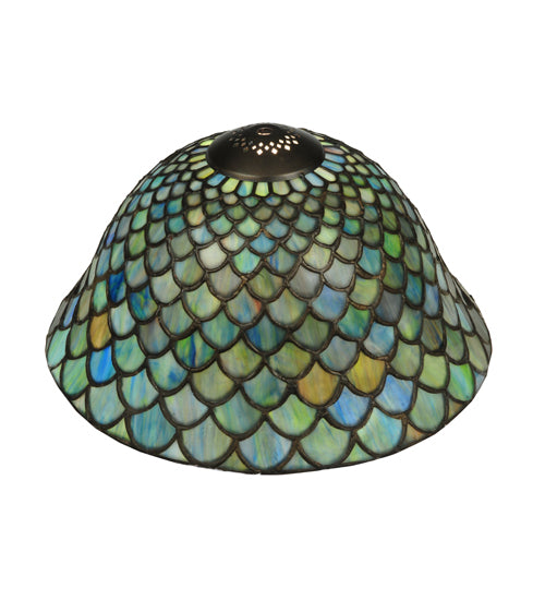 Meyda 12"W Tiffany Fishscale Shade '23953