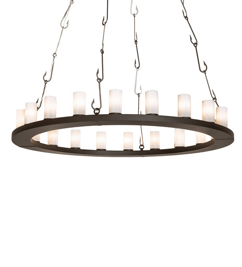 Meyda 60" Wide Loxley Angler 20 Light Chandelier 240760