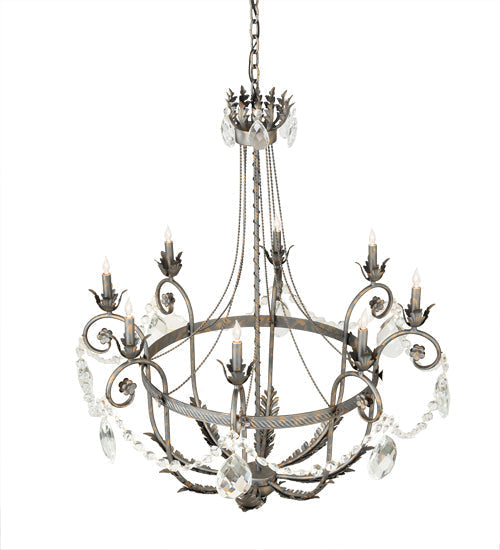 Meyda 40" Wide Antonia 8 Light Chandelier- 241448