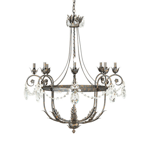 Meyda 40" Wide Antonia 8 Light Chandelier- 241448