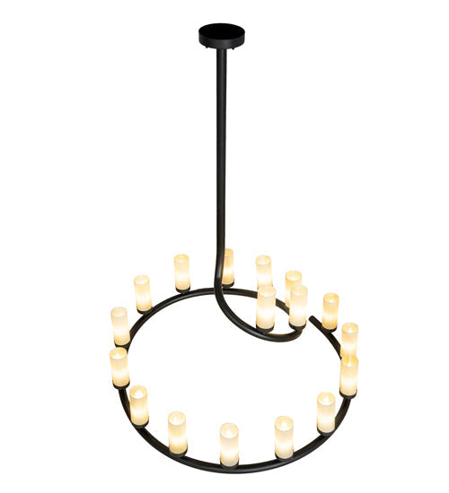 Meyda 60" Wide French Horn 17 Light Chandelier '241777