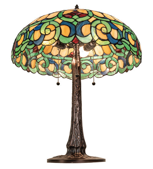 Meyda 22" High Duffner & Kimberly Colonial Table Lamp- 242088