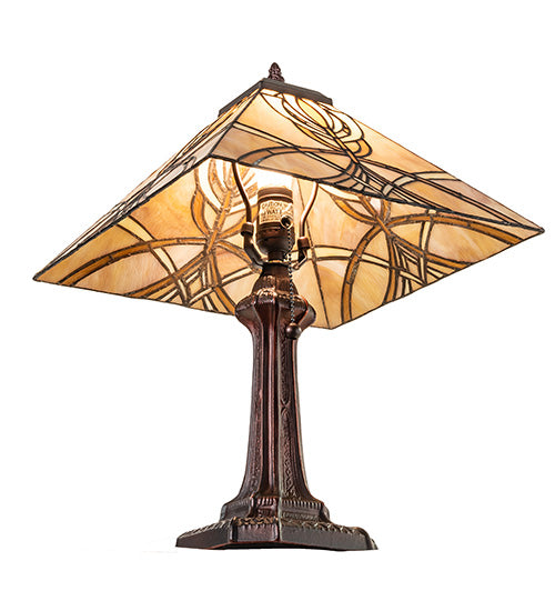 Meyda 18" High Glasgow Bungalow Table Lamp- 244266