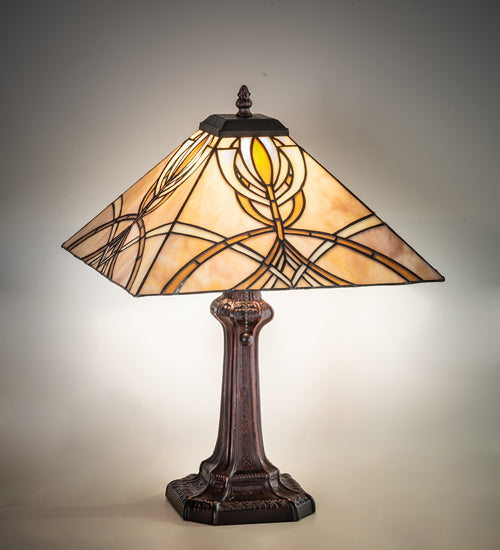 Meyda 18" High Glasgow Bungalow Table Lamp- 244266