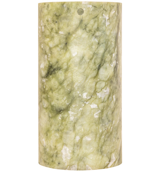 Meyda 3.5" Wide Cylindre Green Jadestone Shade 245343