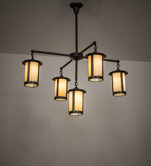 Meyda 42" Wide Fulton Prime 5 Light Chandelier 245693