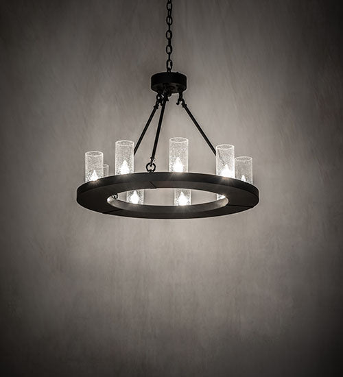 Meyda 30" Wide Loxley 9 Light Chandelier 245878