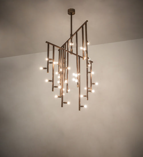 Meyda 48" Wide Alva Babylon 40 Light Chandelier 247124