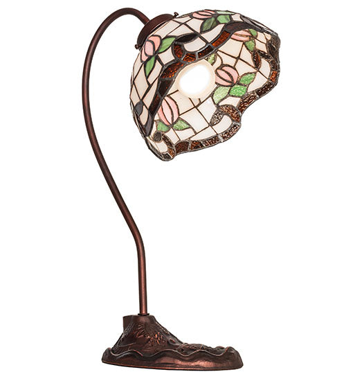 Meyda 18" High Roseborder Desk Lamp - 247780