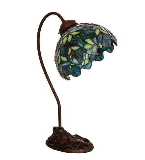 Meyda 18" High Nightfall Wisteria Desk Lamp- 247786