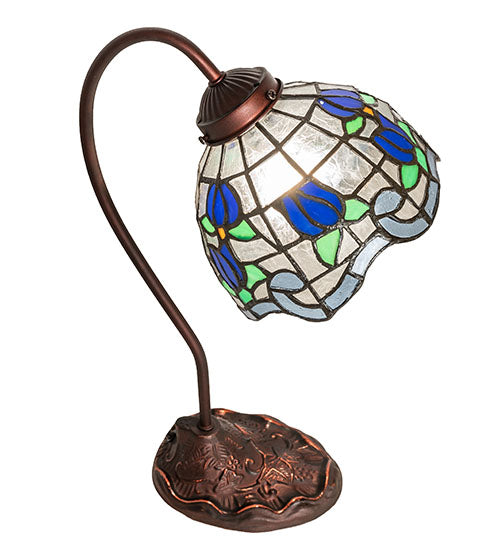 Meyda 18" High Roseborder Desk Lamp - 247918