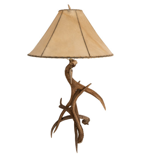 Meyda 34" High Antlers Elk & Mule Deer Table Lamp- 249163