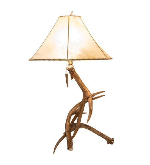 Meyda 34" High Antlers Elk & Mule Deer Table Lamp- 249163