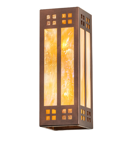 Meyda 5" Wide Prairie Loft Wall Sconce 251275