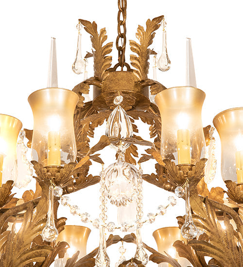 Meyda 30" Wide French Baroque 13 Light Chandelier- 251904