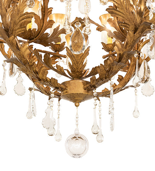 Meyda 30" Wide French Baroque 13 Light Chandelier- 251904