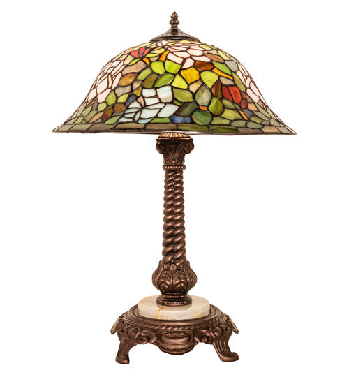 Meyda 23" High Tiffany Rosebush Table Lamp- 251920