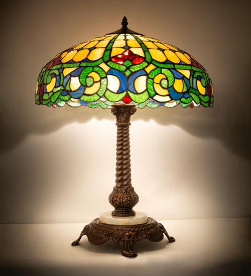 Meyda 23" High Duffner & Kimberly Colonial Table Lamp- 251962