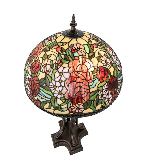 Meyda 33" High Romance Rose Table Lamp- 252596