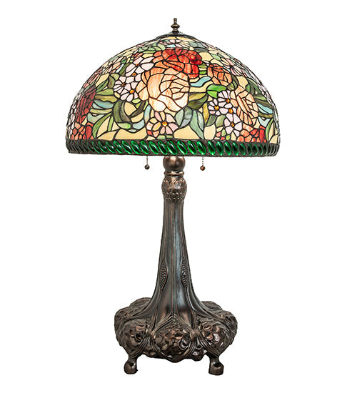 Meyda 31" High Romance Rose Table Lamp- 252829