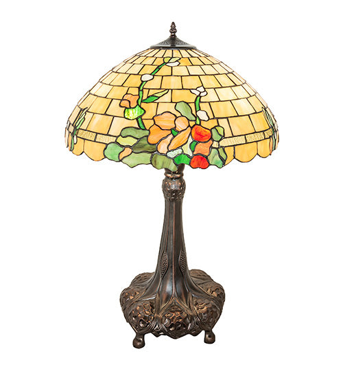 Meyda 31" High Duffner & Kimberly Hollyhock Table Lamp- 253009