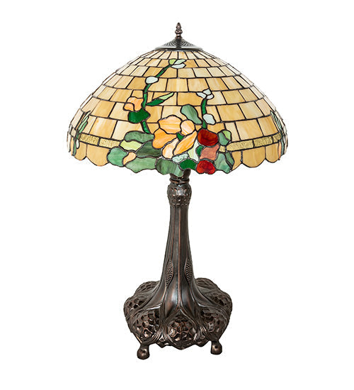 Meyda 31" High Duffner & Kimberly Hollyhock Table Lamp- 253009