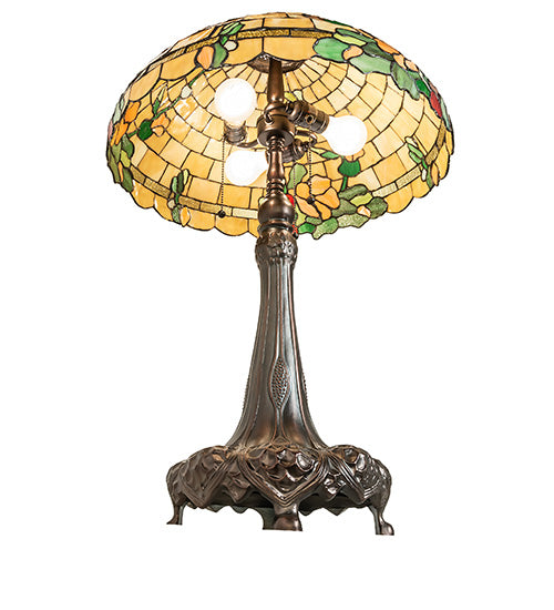 Meyda 31" High Duffner & Kimberly Hollyhock Table Lamp- 253009