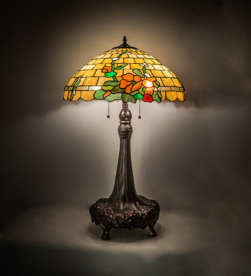 Meyda 31" High Duffner & Kimberly Hollyhock Table Lamp- 253009