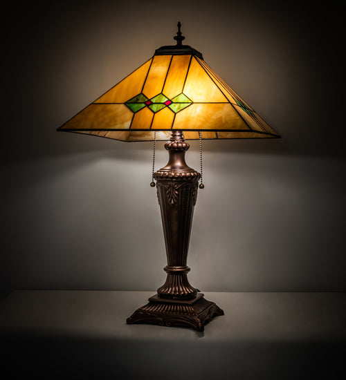 Meyda 26" High Martini Mission Table Lamp- 253025