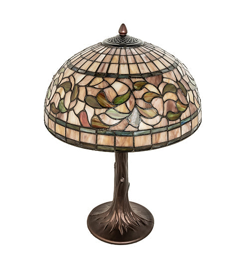 Meyda 23" High Tiffany Turning Leaf Table Lamp - 253821