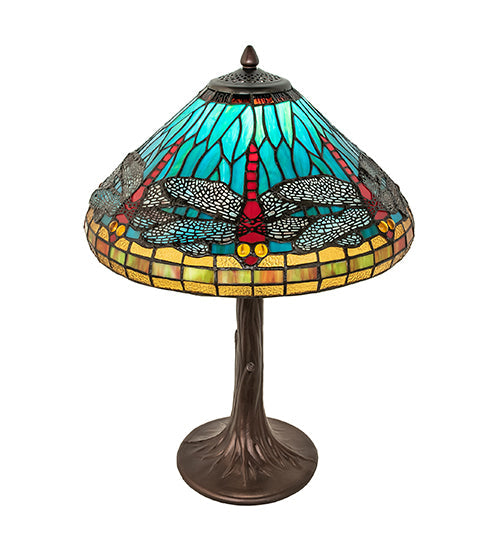 Meyda 23" High Tiffany Dragonfly Table Lamp- 253822