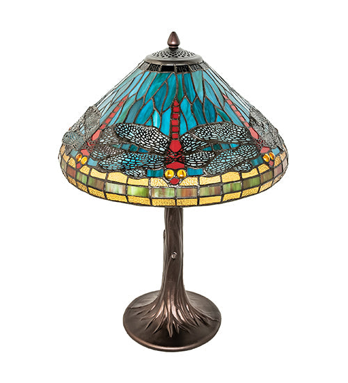 Meyda 23" High Tiffany Dragonfly Table Lamp- 253822