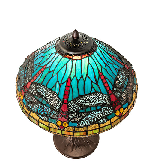 Meyda 23" High Tiffany Dragonfly Table Lamp- 253822