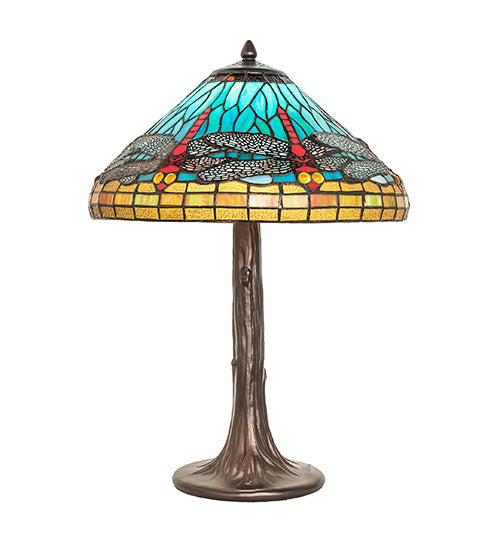 Meyda 23" High Tiffany Dragonfly Table Lamp- 253822