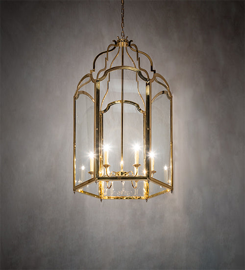 Meyda 36" Wide Ouro 6 Light Pendant 253960