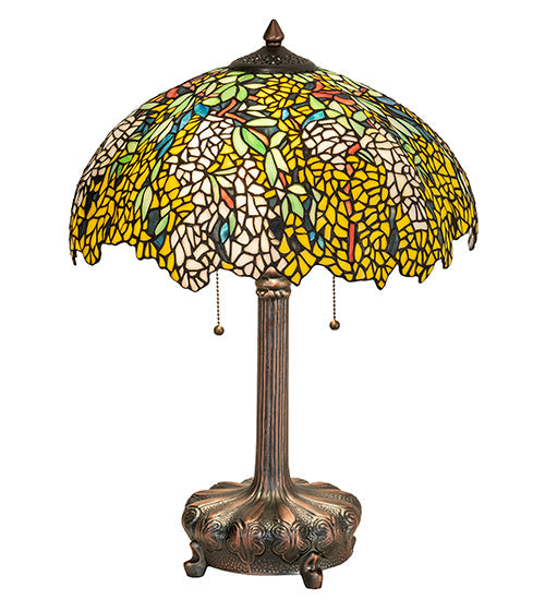 Meyda 23" High Tiffany Laburnum Table Lamp- 255472