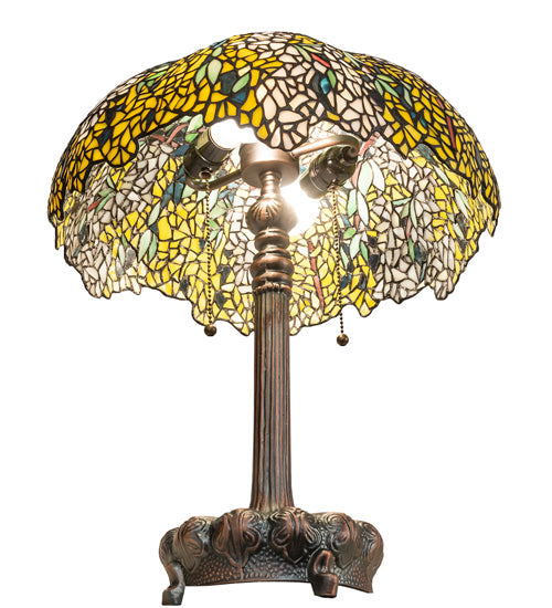 Meyda 23" High Tiffany Laburnum Table Lamp- 255472